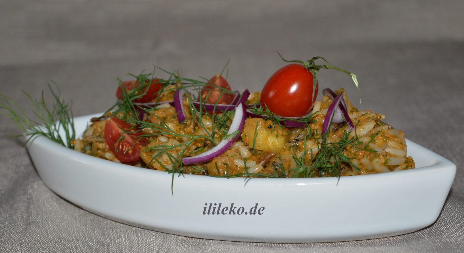 Auberginen-Reis-Salat – ilileko